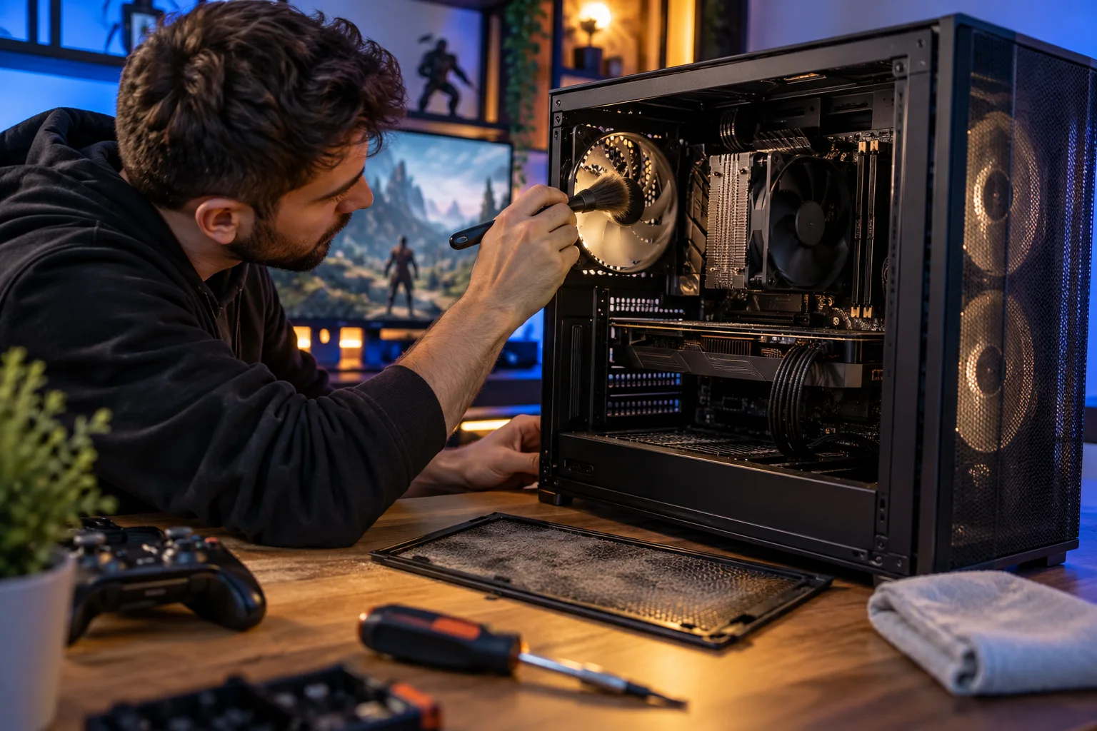 Gaming-PC hűtésének karbantartása Gaming-PC hűtésének karbantartása